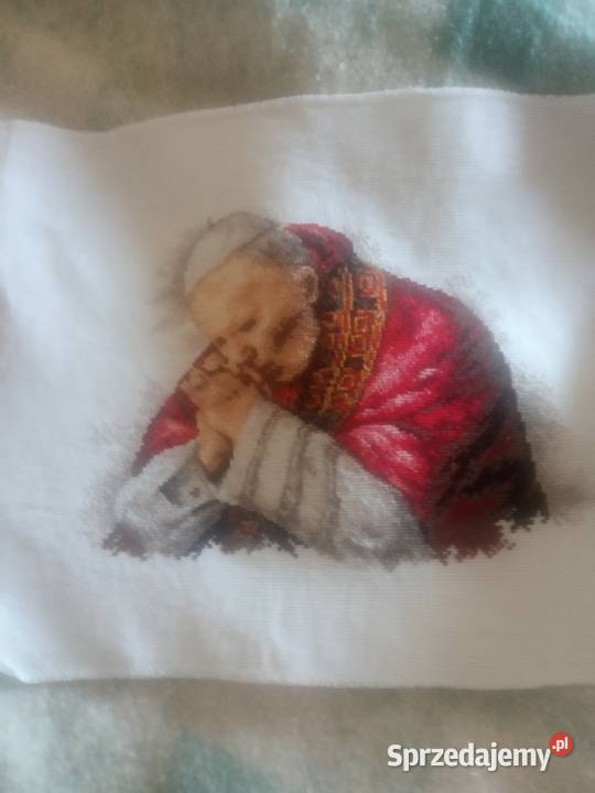 Obraz haftowany krzyzykowo