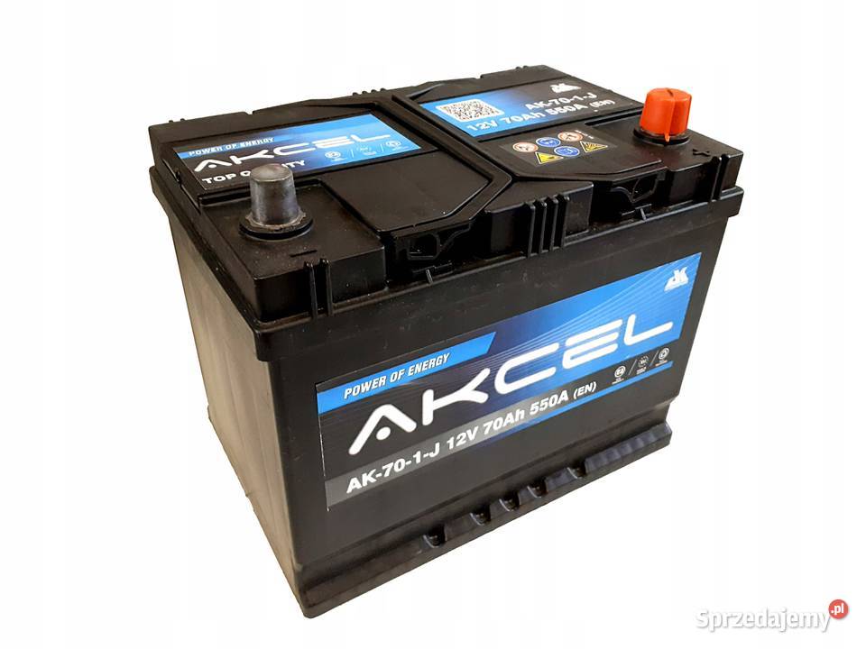 AKCEL 12V 70Ah 70Ah 550A P 261x175x220 AK701J osobowe dolnośląskie Jelcz-Laskowice