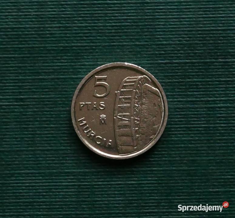 HISZPANIA 5 peset 1999r Murcja Gliwice sprzedam