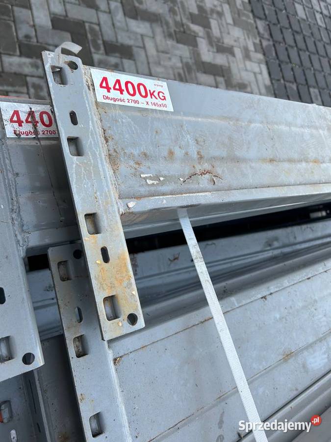 Regały magazynowe paletowe przemysłowe H450 650 małopolskie Wieliczka
