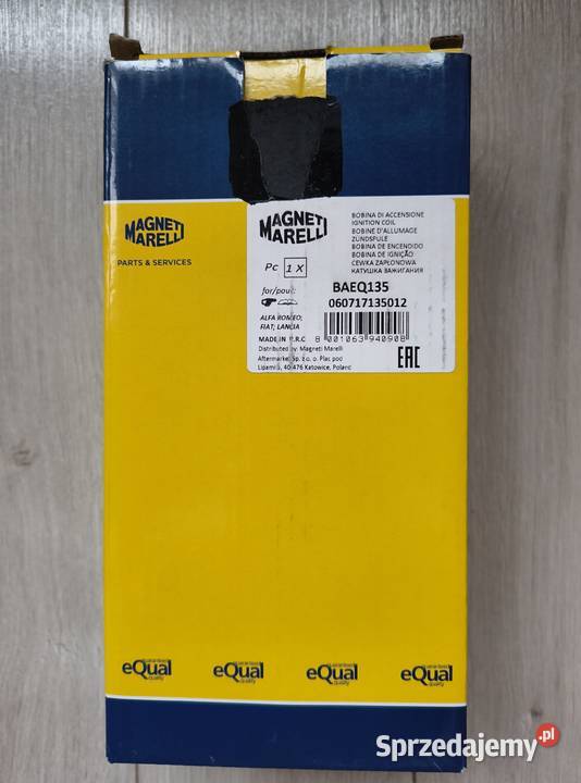 CEWKA ZAPŁONOWA FIAT PUNTO 1214 MAGNETI MARELLI osobowe Szczecin sprzedam