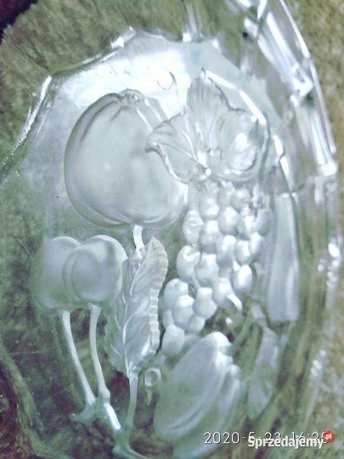 patera talerz stara huta szkła hortensja Porcelana i szkło Poznań sprzedam