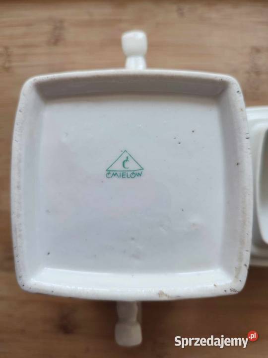 Ćmielów płaski cukiernica proj B Wendorf 193234