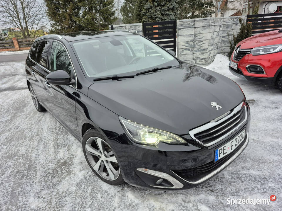 Peugeot 308 16 hdi full led kamera alcantara przyciemniane szyby