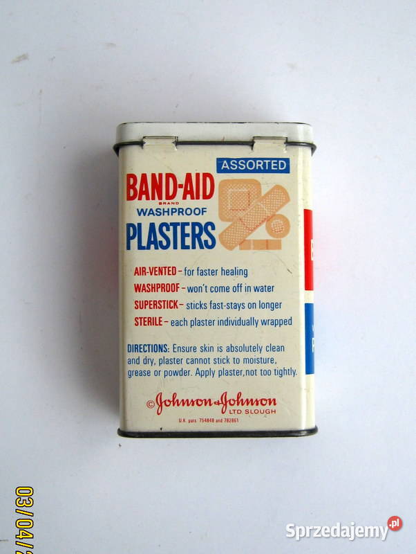 Blaszane pudełko Assorted band aid washproof małopolskie Kraków