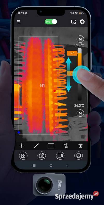 INFIRAY P2 PRO Zaawansowana Kamera Termowizyjna Pozostałe Gorzów Wielkopolski sprzedam