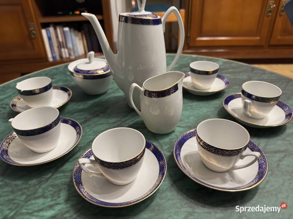 Chodzież antyk porcelanowy serwis kawowy komplet Częstochowa