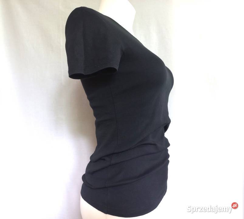 Tshirt czarny Damski bawełna r 38 Basic LOGG Rozmiar 38(M) Białystok sprzedam