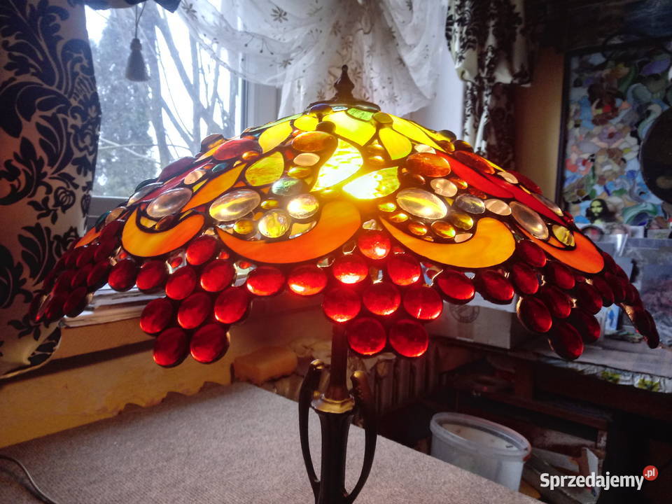Lampa witrażowa stołowa sprzedam