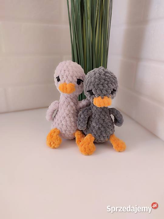 Gęś brelok na szydełku gęś zabawka maskotka