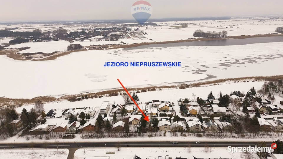 Na sprzedaż działka z domkiem jeziora 7619zł/m2 Niepruszewo sprzedam