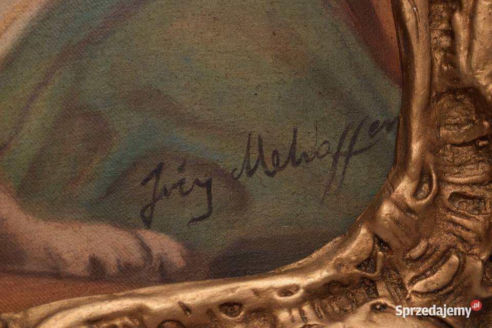 Józef Mehoffer Portret Dziewczynki z Kotem Kot Kraków
