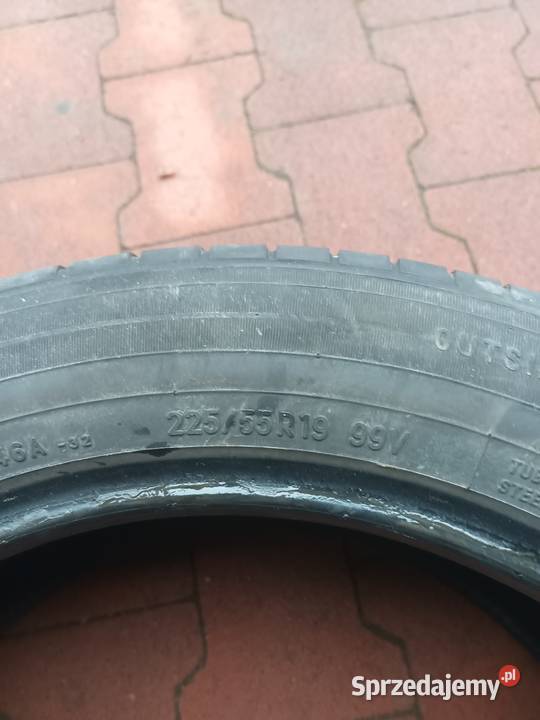 Opony letnia 22555R19 99V 2021 świętokrzyskie Solec-Zdrój sprzedam