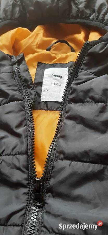 Kurtka czarna przejsciowa 116 Borów