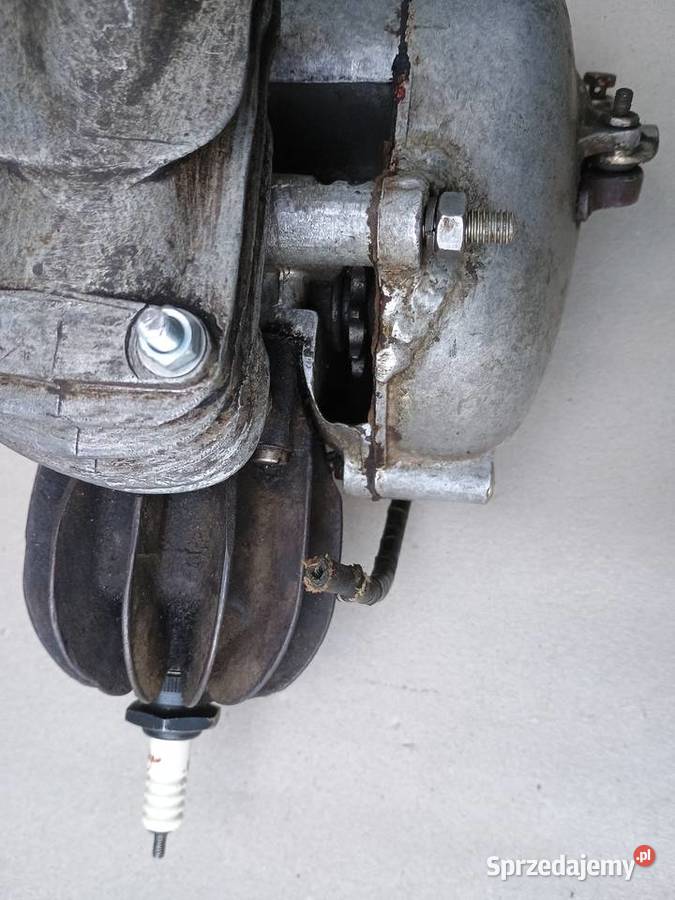 Nsu Motosulm silnik lata 30te zabytkowy rower z Części i akcesoria motocyklowe warmińsko-mazurskie Kurzętnik