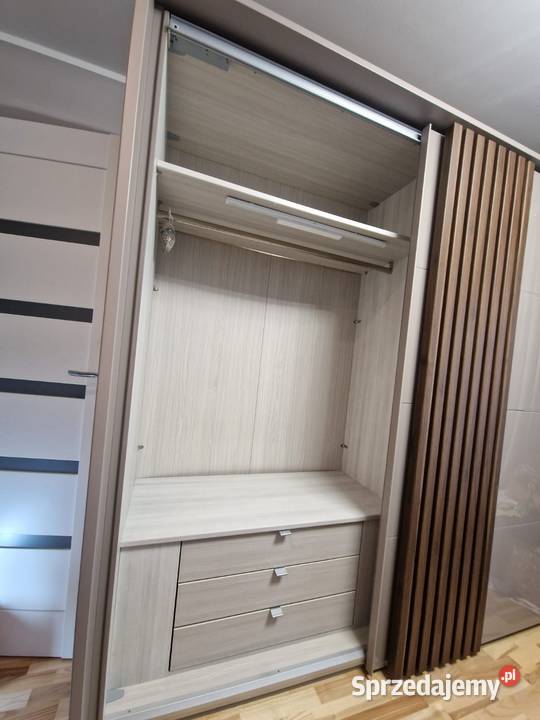 Duża pojemna SZAFA drzwi przesuwne szklane z