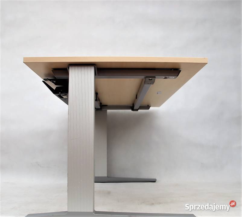 biurko Bene 160 x 80 klon meble biurowe używane Leszno