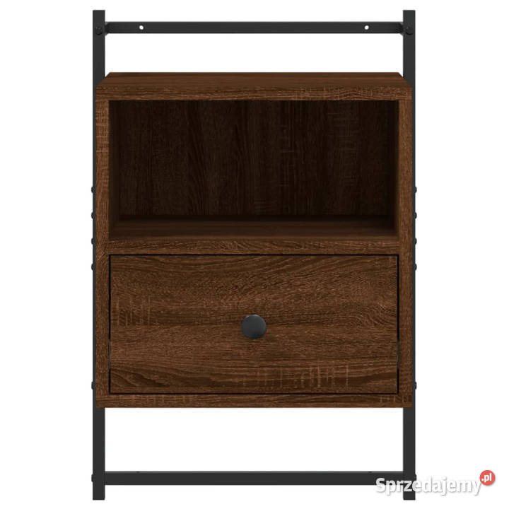 Szafka nocna wisząca brązowy dąb 40x30x61 Warszawa