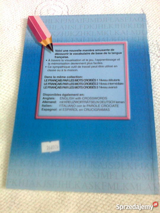 Les francais par les mots croises volumes 123 dla dorosłych  Warszawa sprzedam