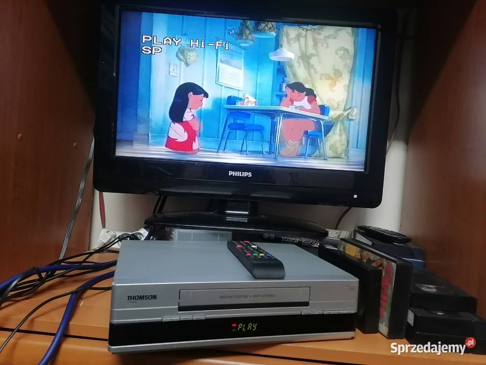 Magnetowid VHS Thomson VTH6400 stereo pilot Częstochowa