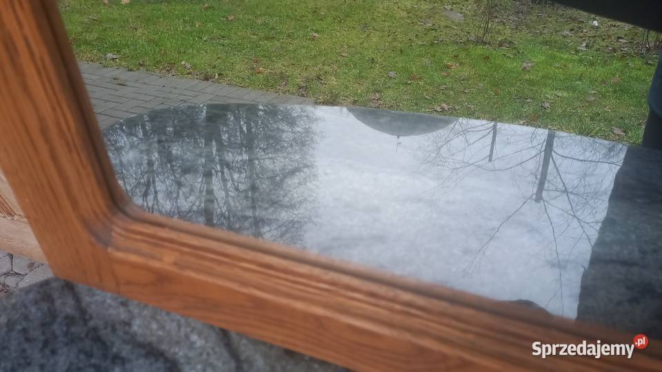 Lustro ścienne wiszące w drewnianej ramie 689 Lustra Gawroniec