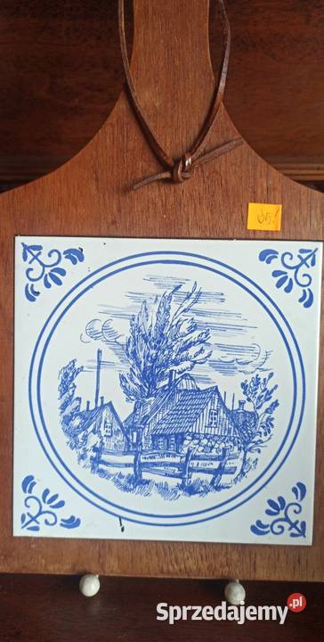 Deska z kafelkiem ceramicznym Chaty