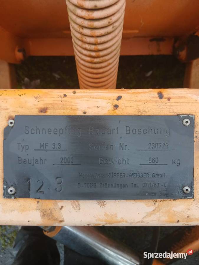 Pług do odśnieżania zachodniopomorskie Rożnowo sprzedam