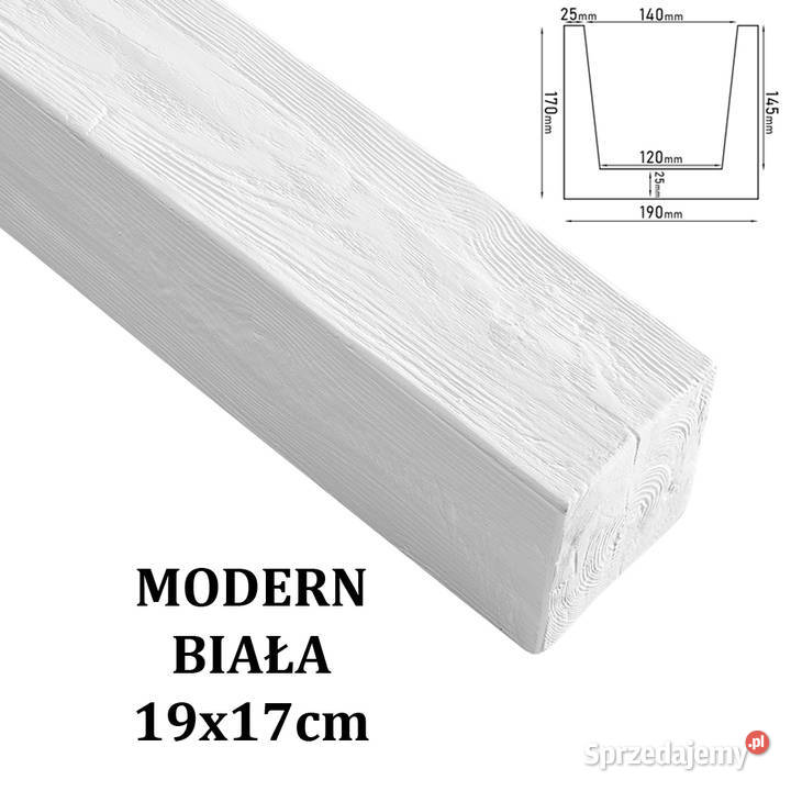 Belka Modern 19x17 Biała