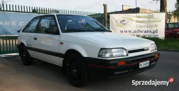 MAZDA 323 Turbo 16 16V FWD Żółte Tablice Warszawa