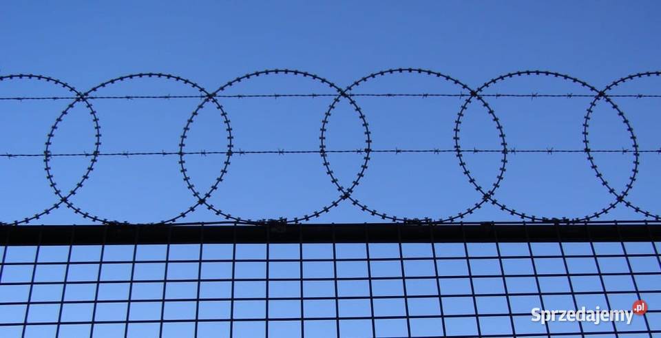 Zasieki płaskie z drutu ostrzowego 500 mm zachodniopomorskie Szczecin