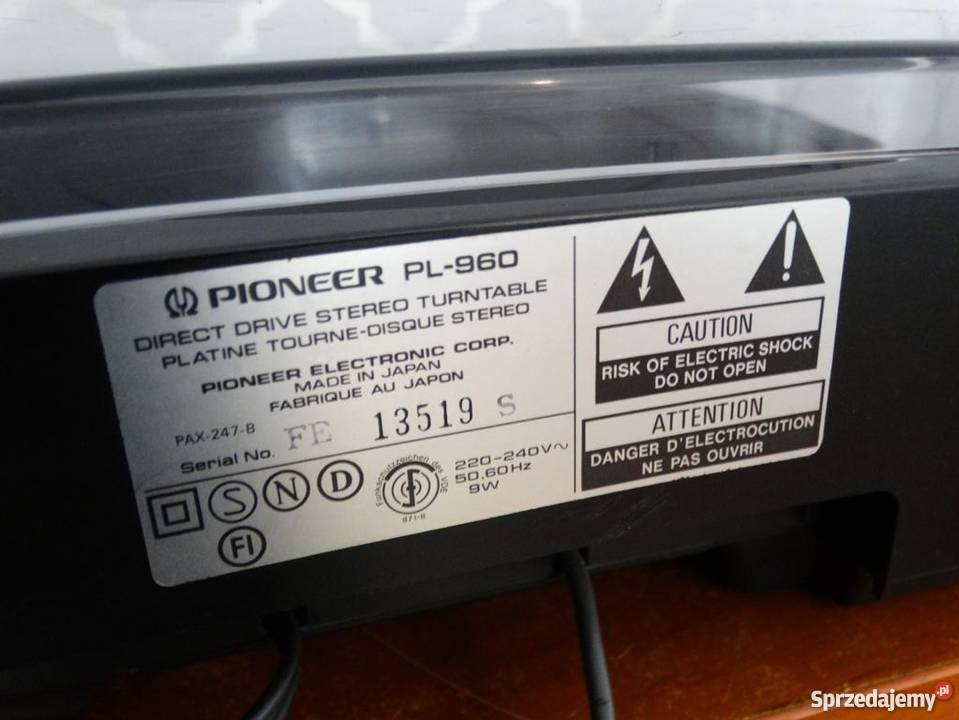 Gramofon Pioneer 960 Direct Drive automat podkarpackie Jasło
