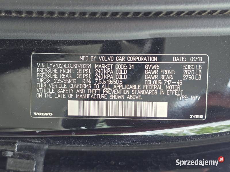 Inscription T5 20l benzyna Turbo 254Przebieg mazowieckie Warszawa