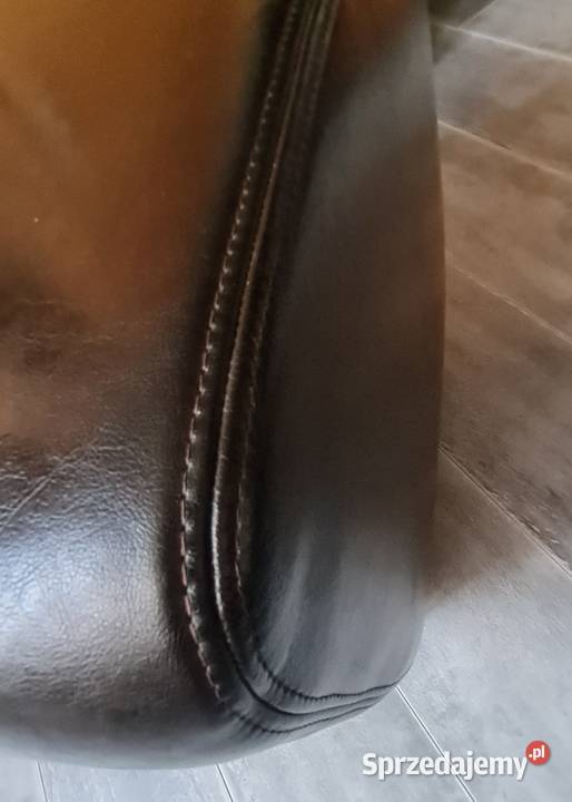 Skorzane używane solidne styl kolonialny sofa skóra naturalna Poznań