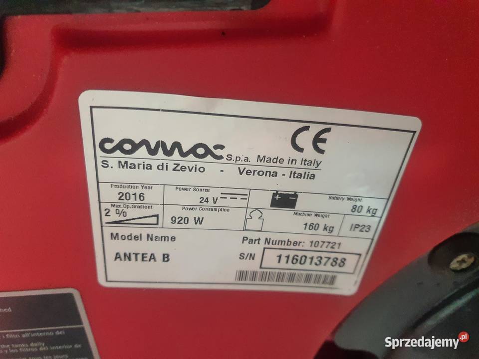 Zmywarka do podłóg COMAC ANTEA B Chojnów