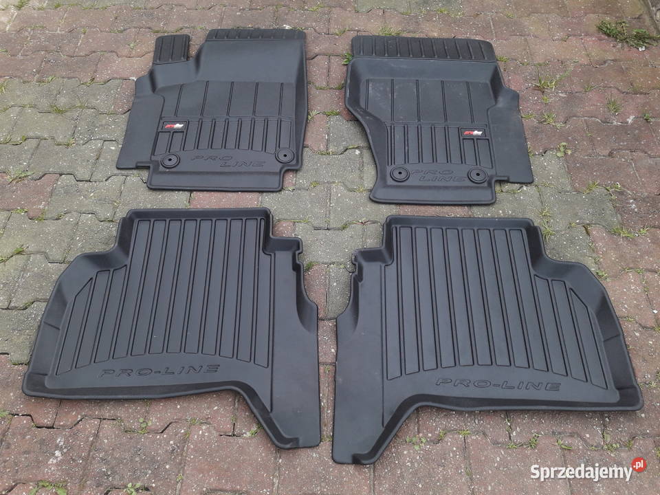 Komplet dywaników gumowych korytka 3D do Sobieradz