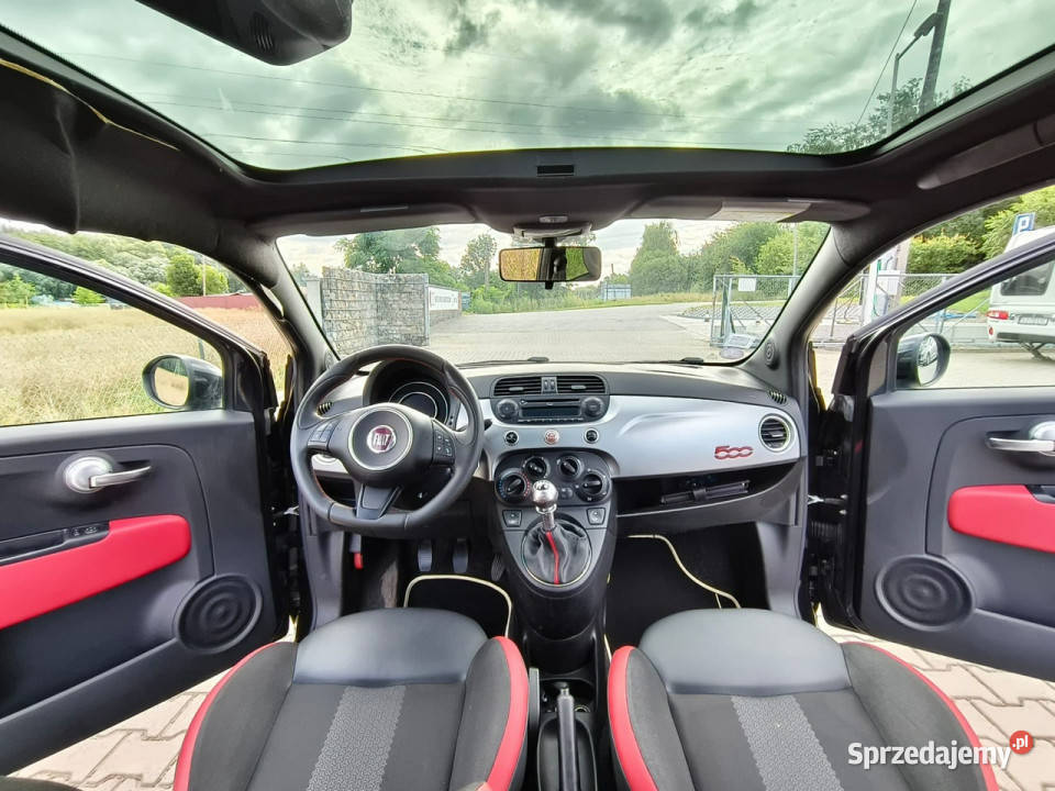 Fiat 500 12 BENZYNKA 70 fajny silnik panorana małopolskie Kęty