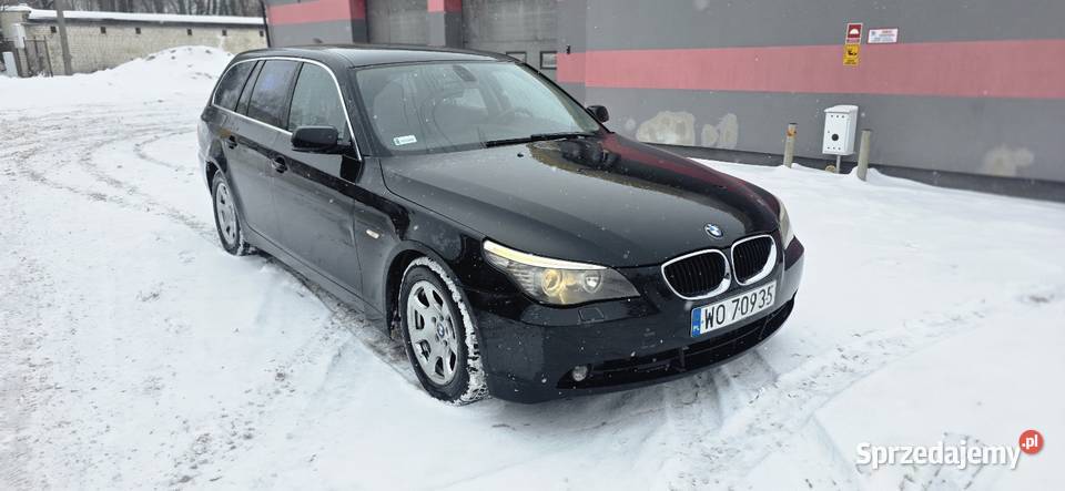 Bmw 5 m47 e61 czarny Chełm