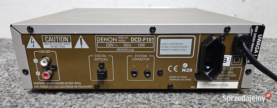 Odtwarzacz CD Denon DCDF101 koszt wysyłki 16 Kraków
