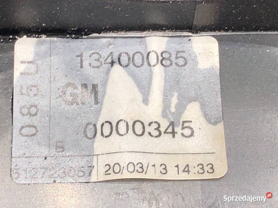 PEDAŁY AUTOMAT OPEL ZAFIRA C 13400085 20 165 sprzedam