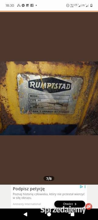 Głębosz bezorkowiec Rumptstad z wałem kujawsko-pomorskie Stolno