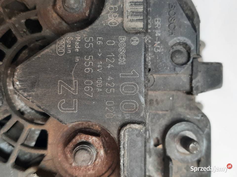 Opel Zafira B Astra H Vectra C alternator 100A Ksawerów