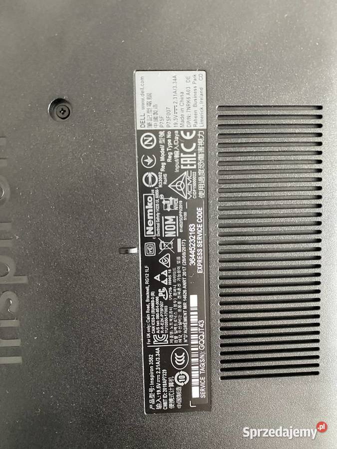 Laptop Dell Inspiron 3582 Lublin - Sprzedajemy.pl