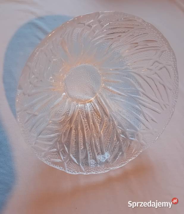Miska kryształowa produkt eksportowy PRL Styl Koźminek