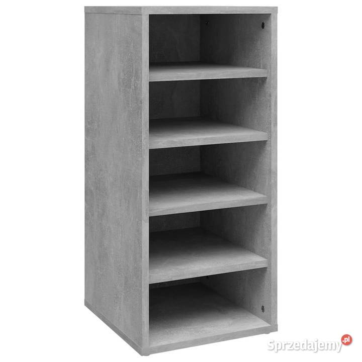 Szafki na buty 2 szarość betonu 315x35x70