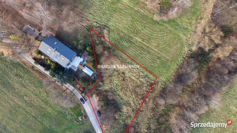 sprzedaży działki 2253m2 Głogoczów budowlana Sprzedaż