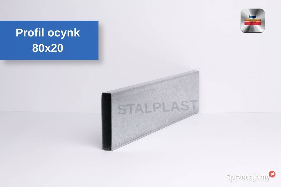 Profil ocynkowany 80x20 łódzkie Chechło Drugie