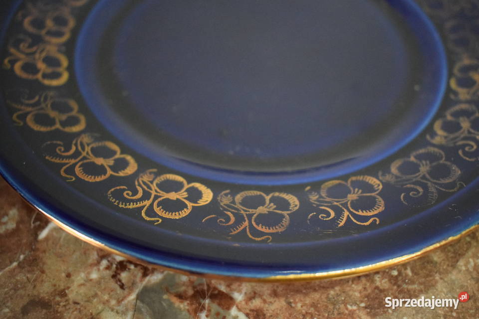 Kobaltowe talerzyki Bytom