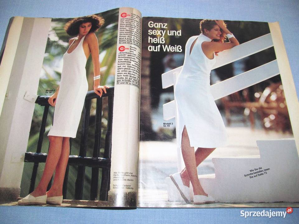 8 x Neue Mode 19868788 Vintage moda szycie miękka kujawsko-pomorskie Skępe