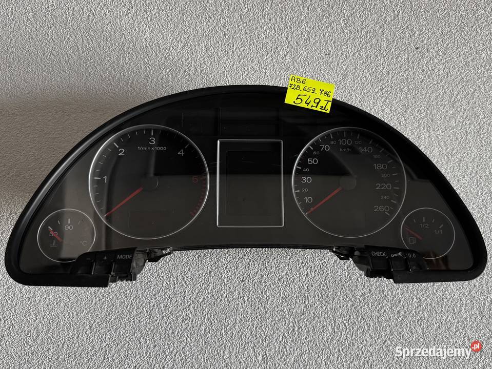 LICZNIK ZEGAR PRĘDKOŚCIOMIERZ AUDI A4 B7 Warszawa
