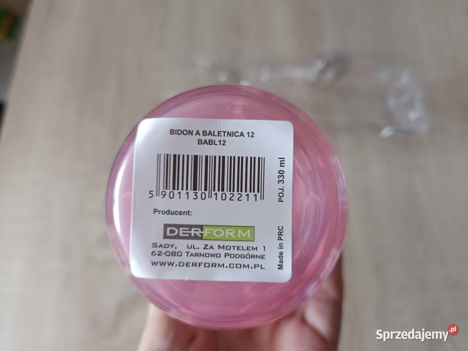 Bidon ze słomką Baletnica 330 ml Kwidzyn